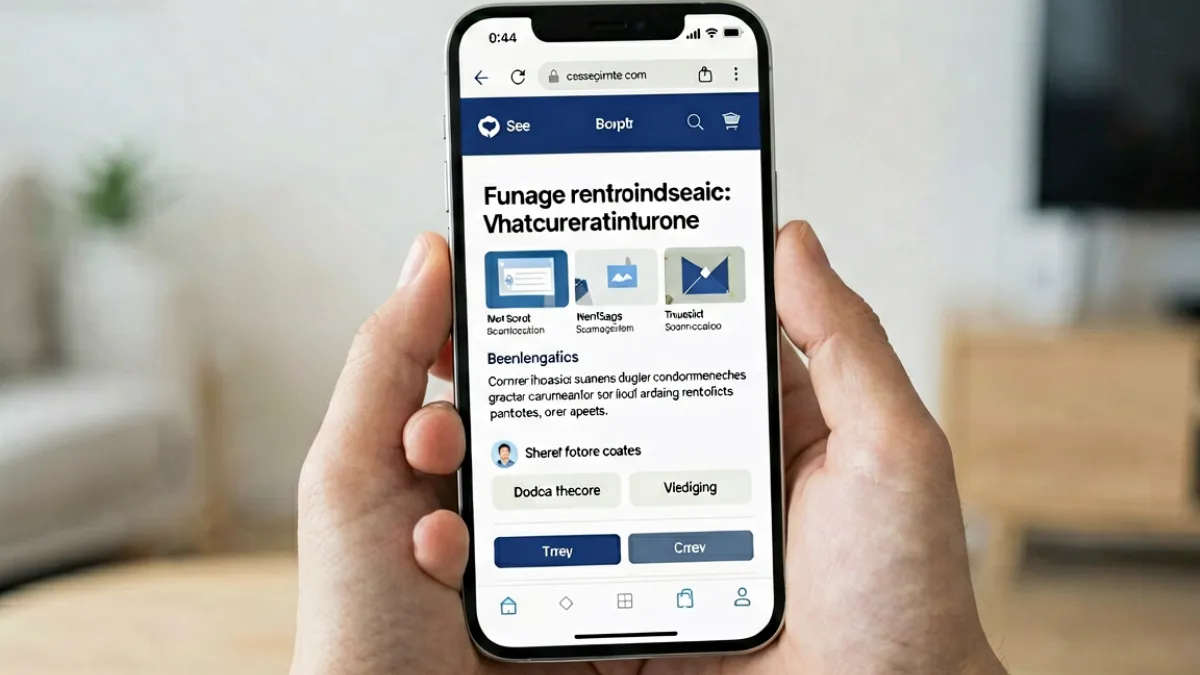 俺去也网址移动端访问界面，展示手机浏览器打开网站的操作步骤